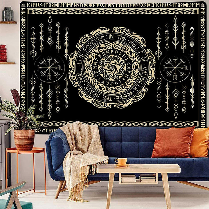 WorldNorse Timeless Triskelion Celtic Rune Tapestry - image 1