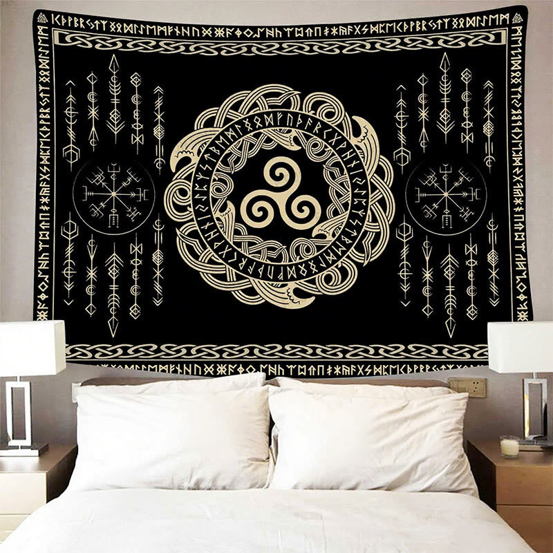 WorldNorse Mythology Celtic Knot Triskele Tapestry - image 2