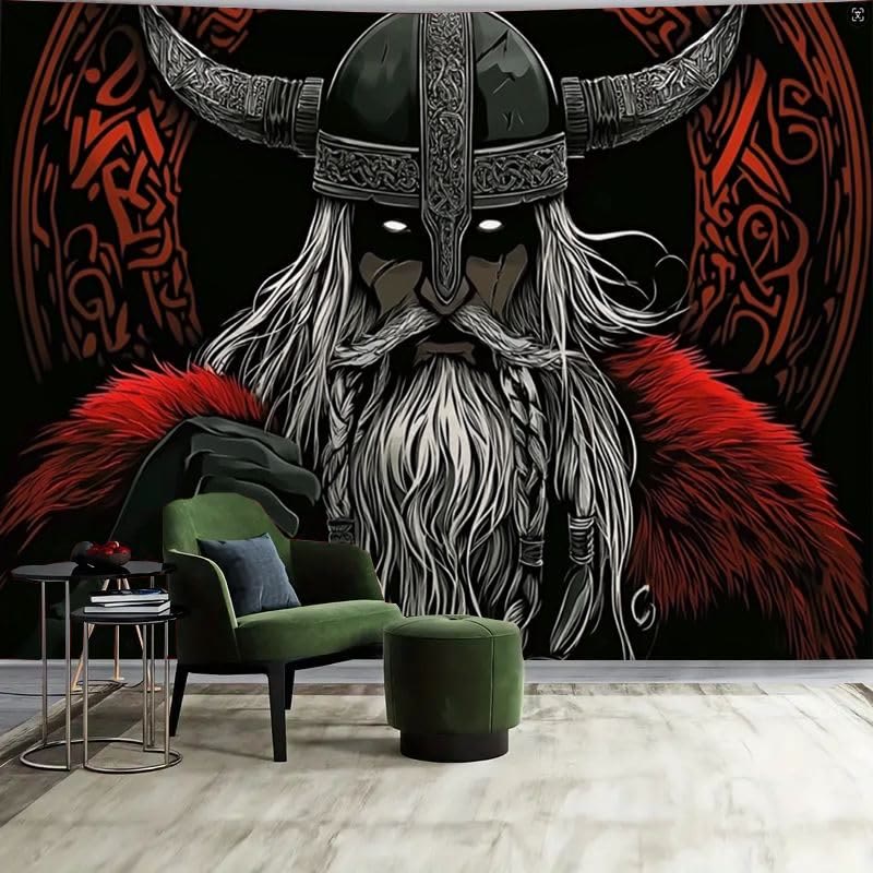 WorldNorse Mystery Red Fur Cavalier Tapestry - 180X320cm - image 0