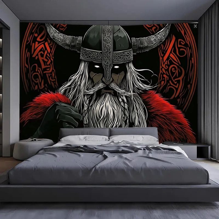 WorldNorse Mystery Red Fur Cavalier Tapestry - image 1