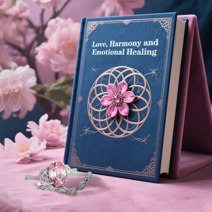 FREE Today: Dawn Floral Pink Tourmaline Ring Set - image 3