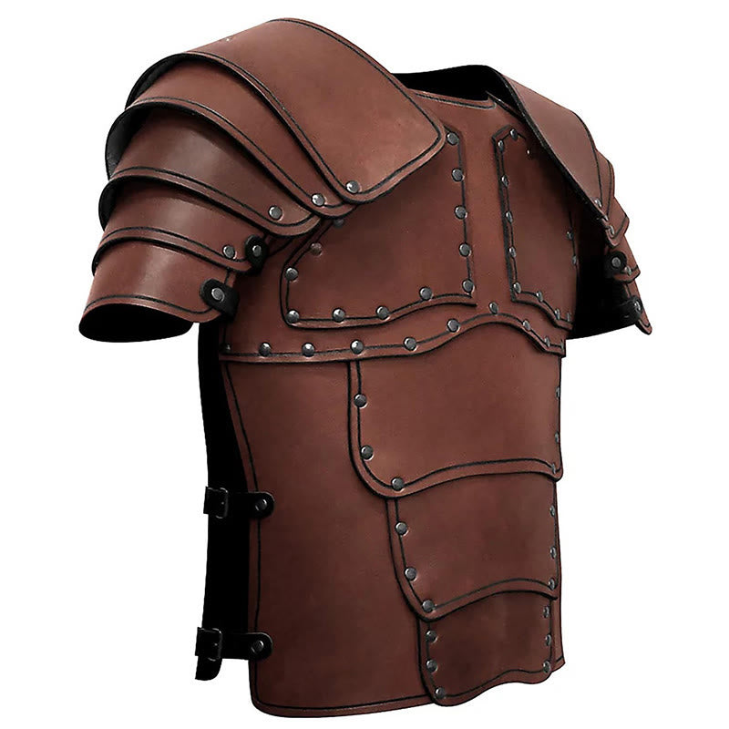 WorldNorse Retro Segmented Shoulder Curved Panel Chest Armor  - image 7