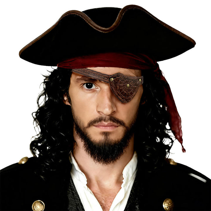 FREE Today: Medieval Compass Embossed Pirate Cosplay Eye Patch - image 7
