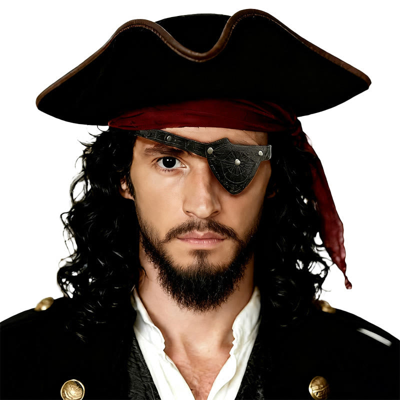 FREE Today: Medieval Compass Embossed Pirate Cosplay Eye Patch - image 2