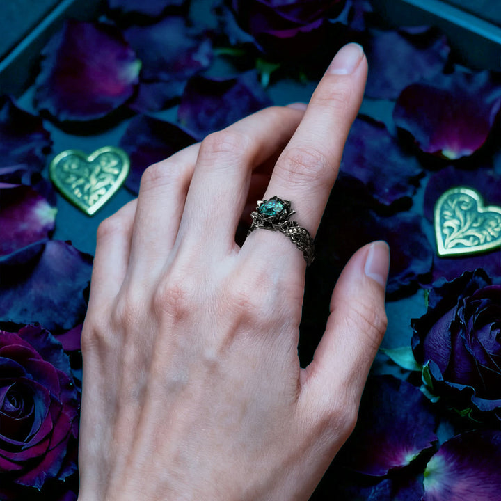 FREE Today: Black Rose Blossom Ring - image 1