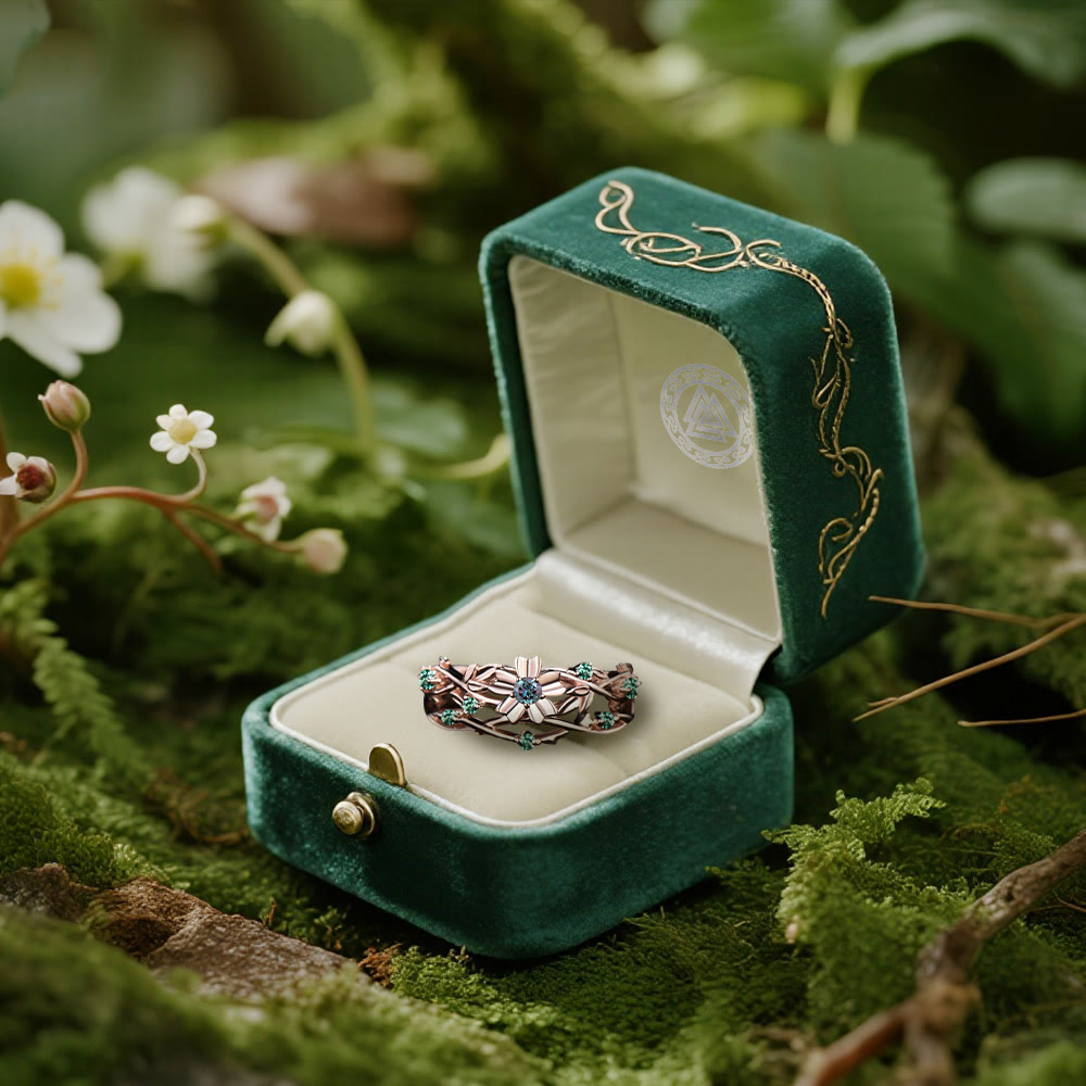 FREE Today: Emerald Blossom Vine Ring - image 4