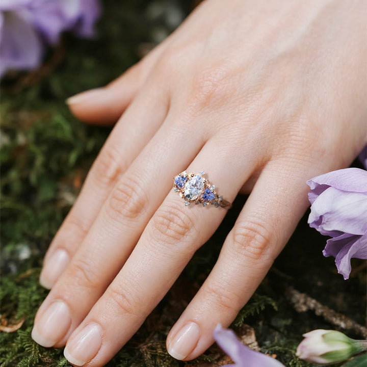 WorldNorse Dawn Leaf Zircon Branch Ring - image 6