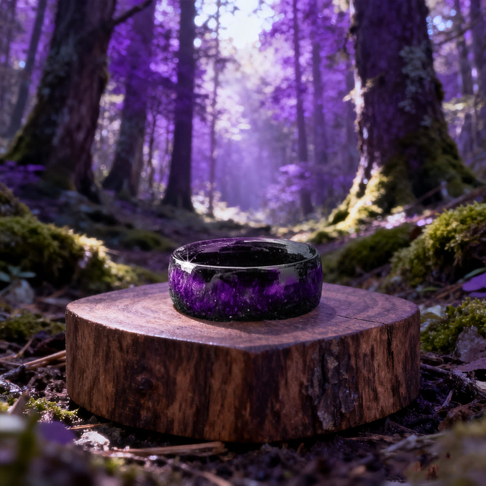 FREE Today: The Colored Galaxy Opal Ring - Violet Opal - US 13 - image 0