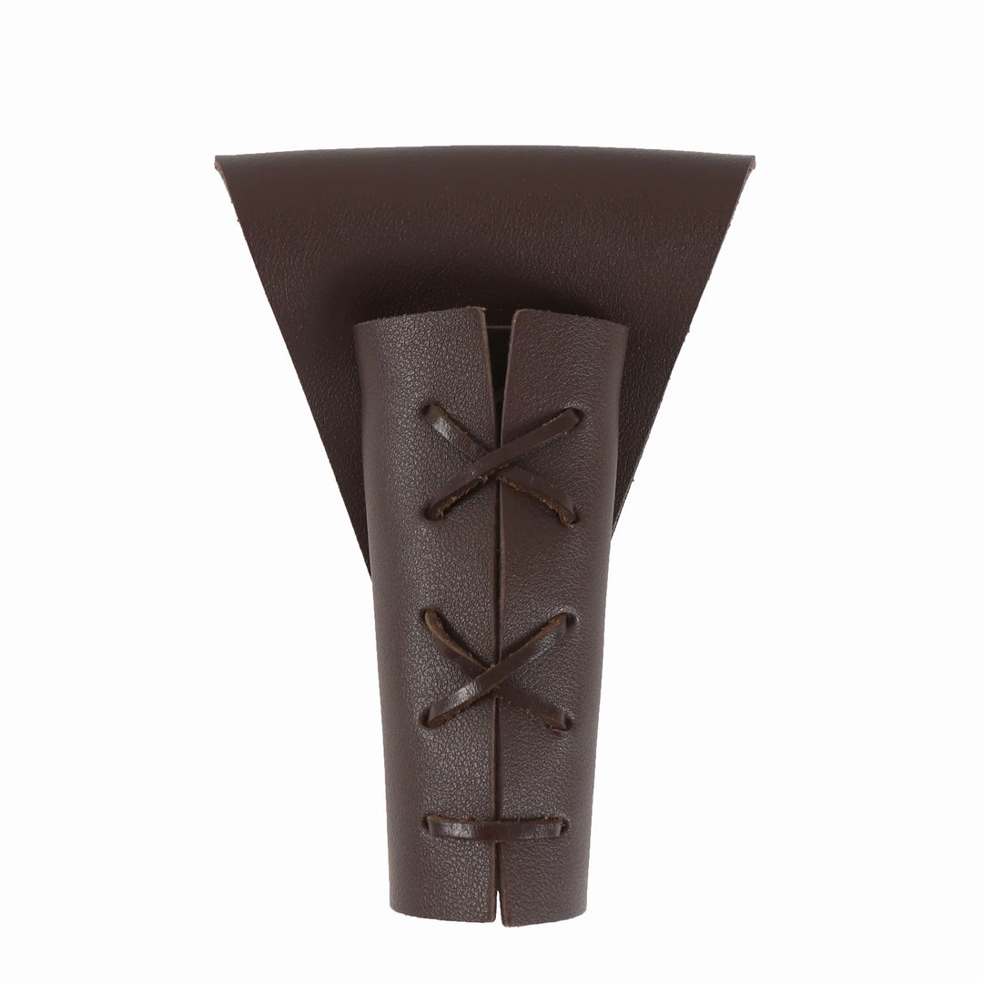 WorldNorse Celtic Pattern Embossed Leather Bag & Belt - image 4