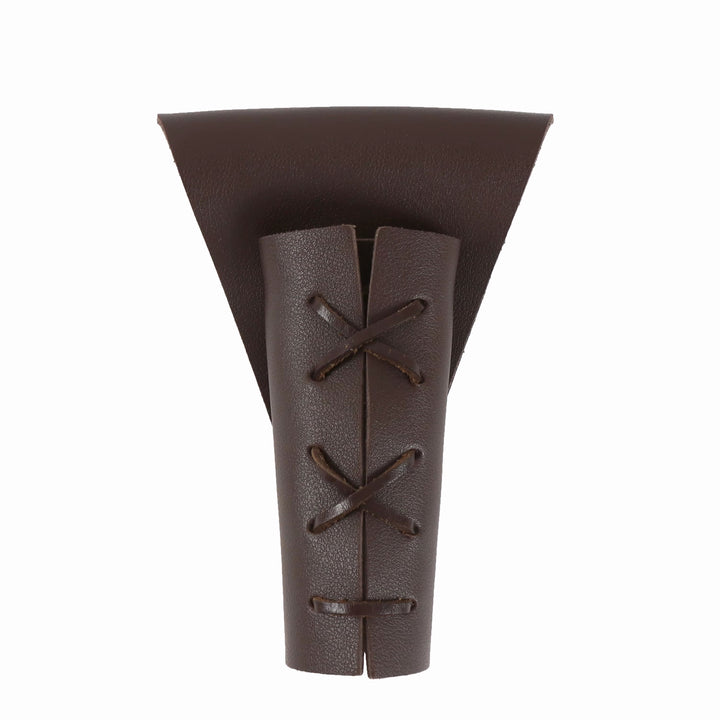 WorldNorse Celtic Pattern Embossed Leather Bag & Belt - image 4