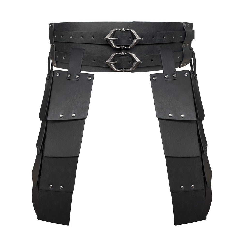 WorldNorse Edgy Multi Plate Riveted Skirt Armor - image 1