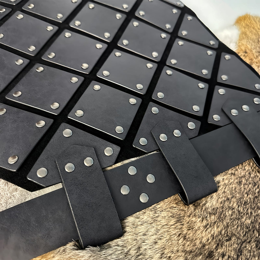 WorldNorse Medieval Leather Diamond Skirt Armor - image 9