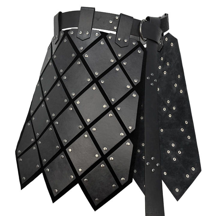 WorldNorse Medieval Leather Diamond Skirt Armor - image 8