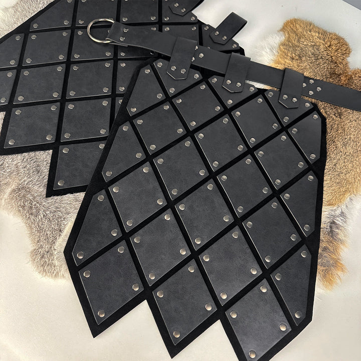 WorldNorse Medieval Leather Diamond Skirt Armor - image 11