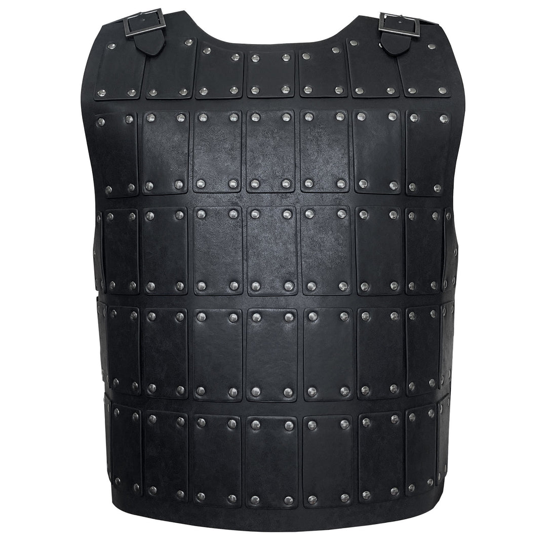 WorldNorse Gothic Riveted Plate Chest Armor - Black - image 4