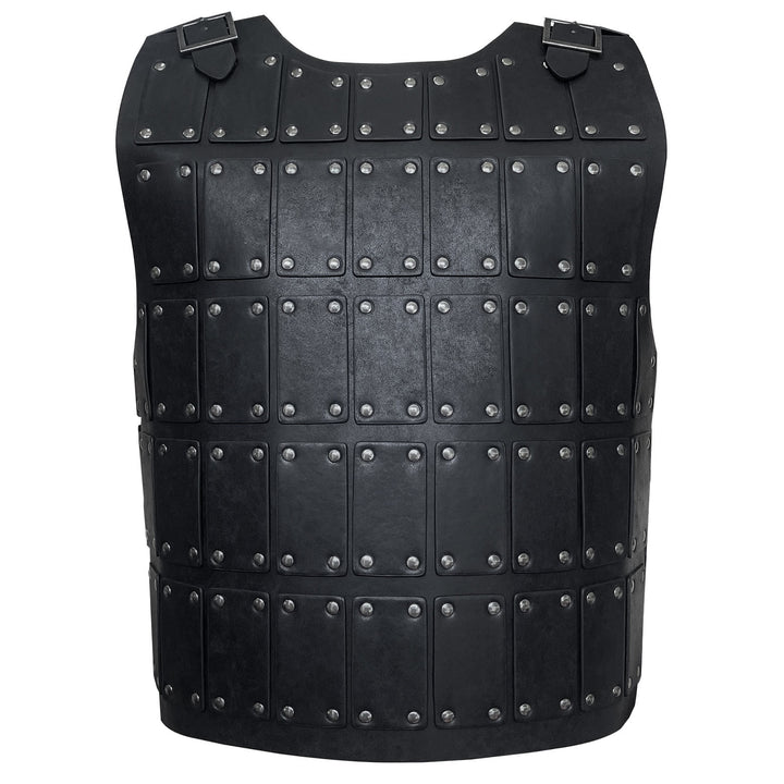 WorldNorse Gothic Riveted Plate Chest Armor - Black - image 4