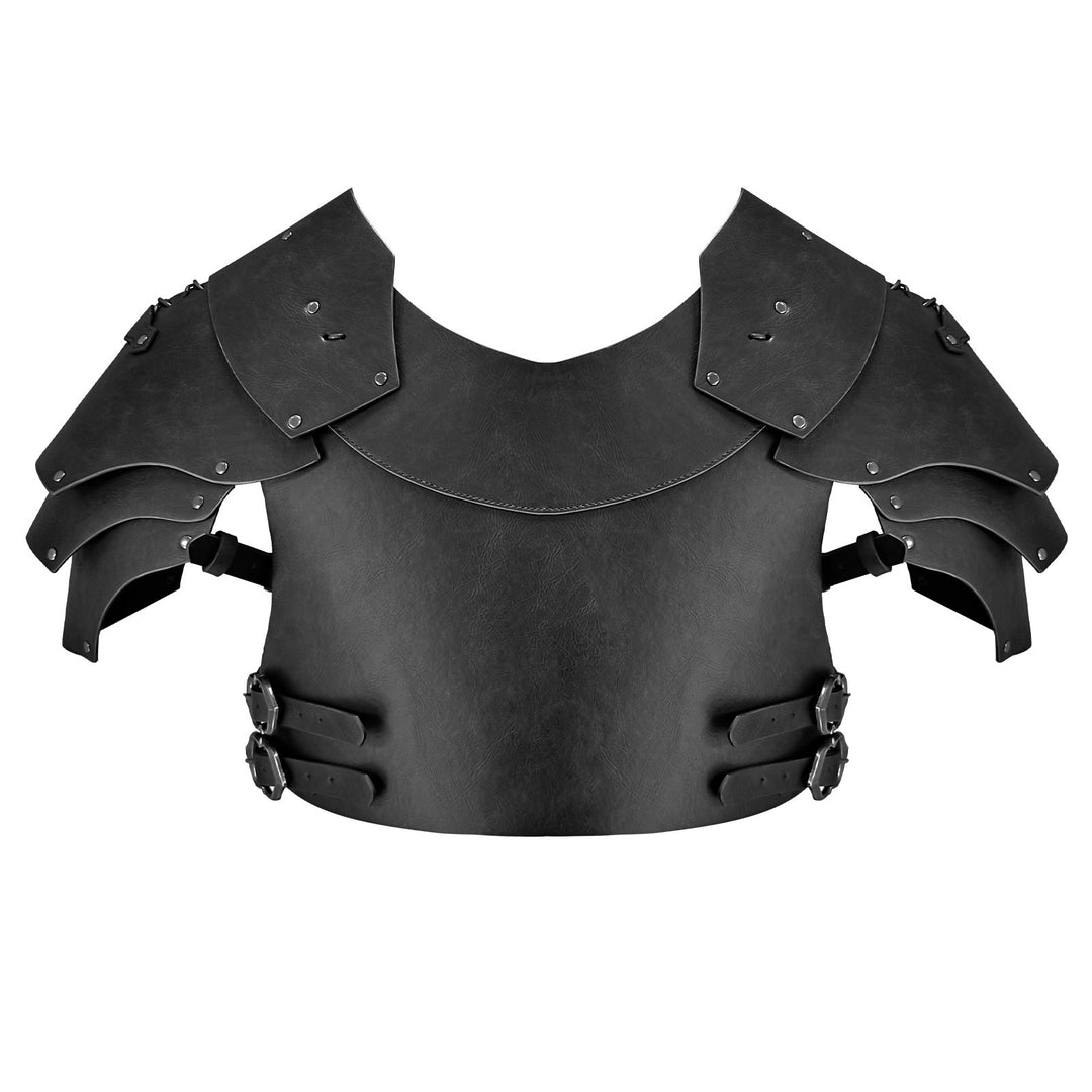 WorldNorse Medieval Double Buckle Pauldron  - image 7