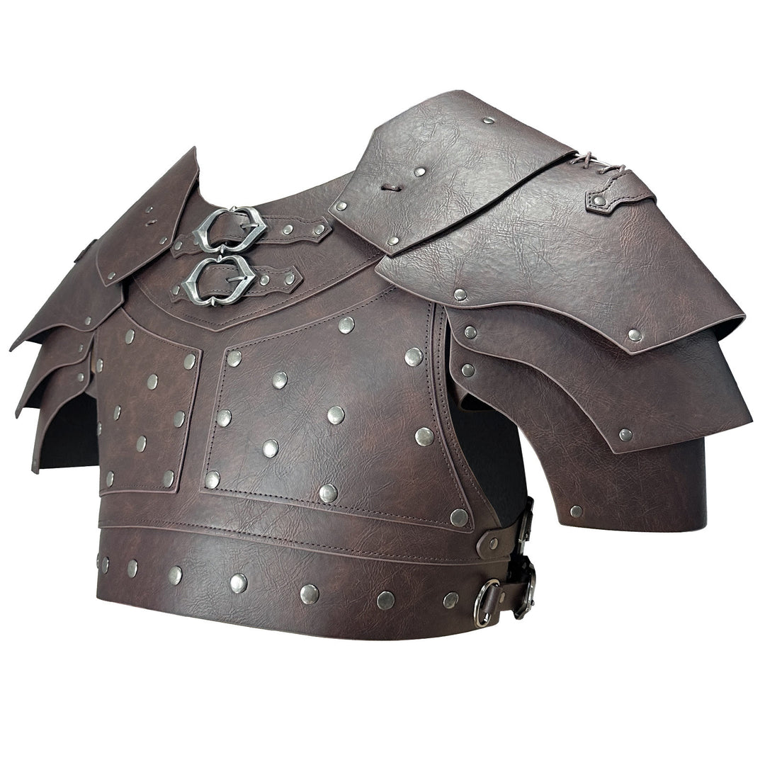 WorldNorse Medieval Double Buckle Pauldron  - image 2