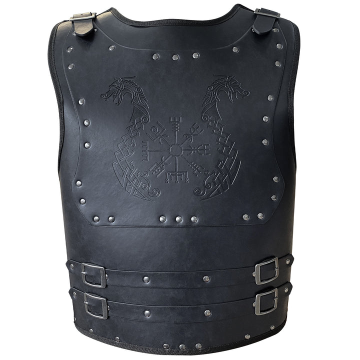 WorldNorse Vintage Celtic Knot Dragon Chest Armor - Norse Dragon - Black - image 4