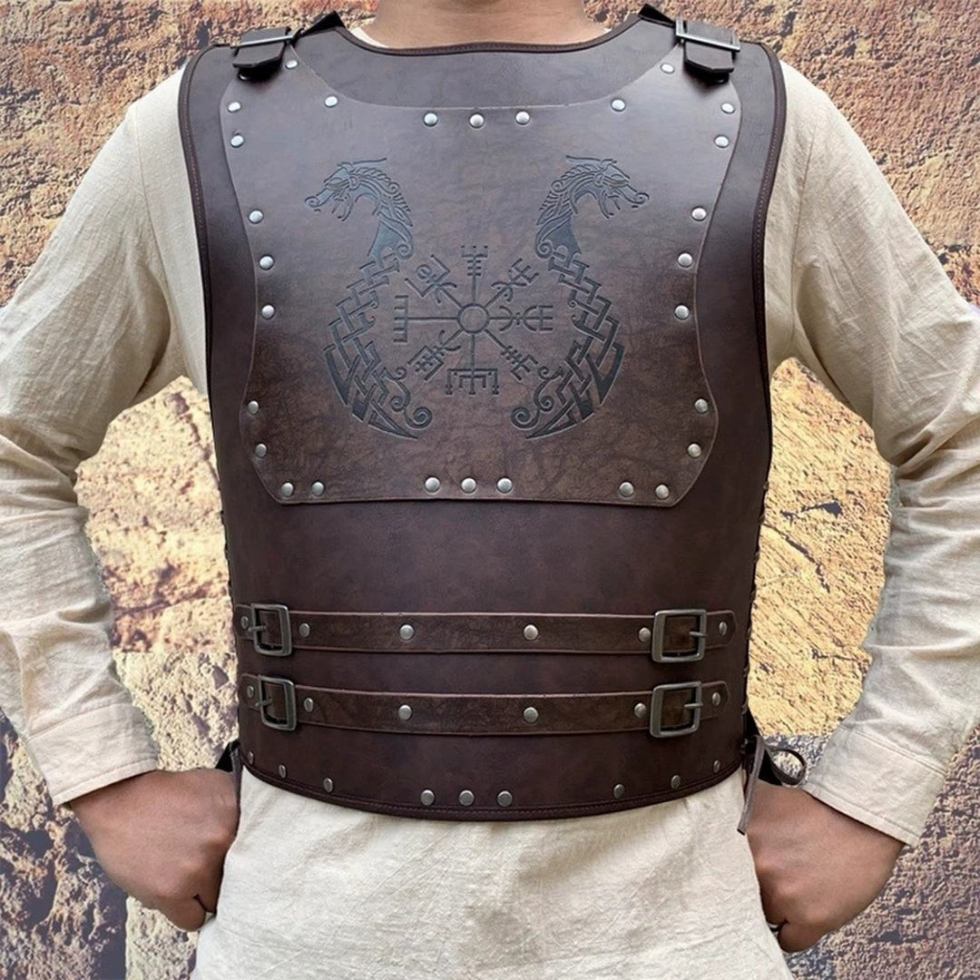 WorldNorse Vintage Celtic Knot Dragon Chest Armor - image 2