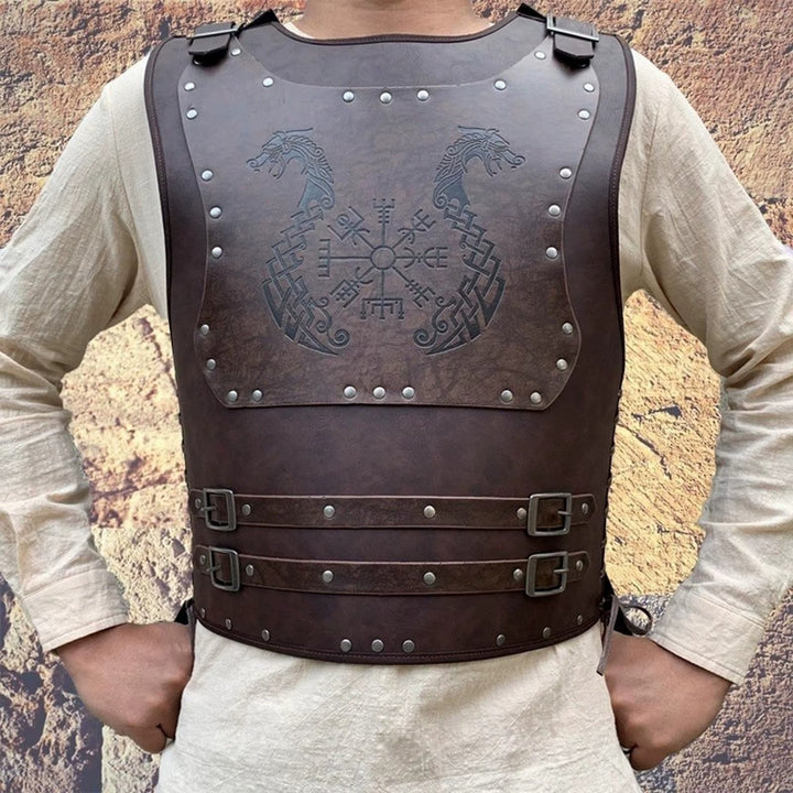 WorldNorse Vintage Celtic Knot Dragon Chest Armor - image 2
