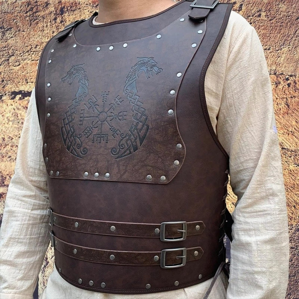 WorldNorse Vintage Celtic Knot Dragon Chest Armor - image 1