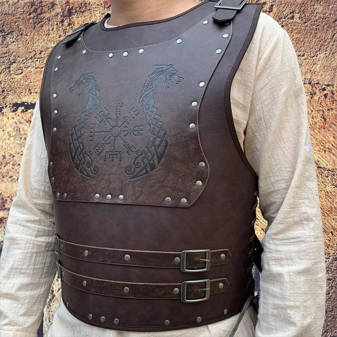 WorldNorse Vintage Celtic Knot Dragon Chest Armor - image 1