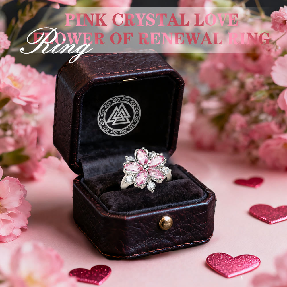 FREE Today: Pink Crystal Love Flower of Renewal Ring - image 2