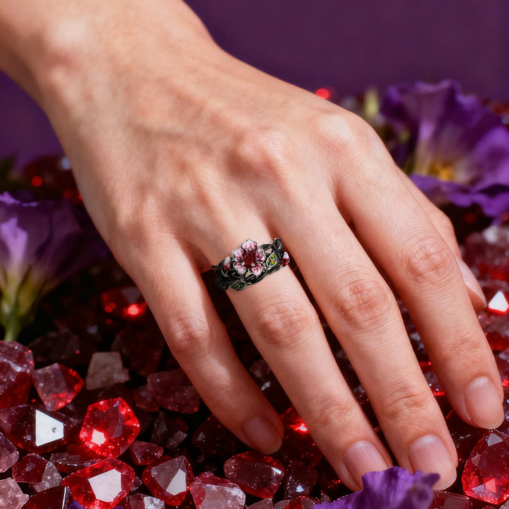 FREE Today: Mystic Tree Blossom Ruby Ring - image 1