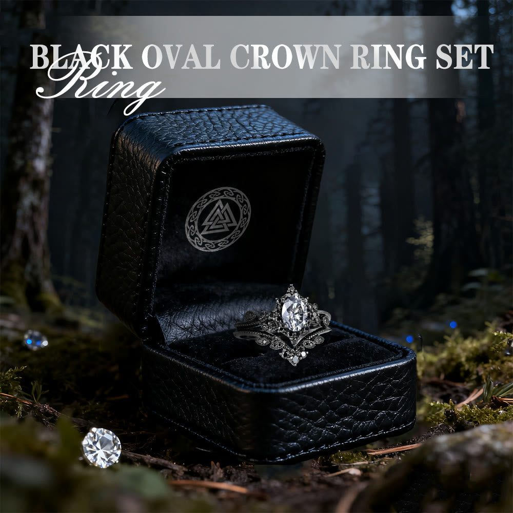 FREE Today: Black Oval Crown Ring Set - image 7