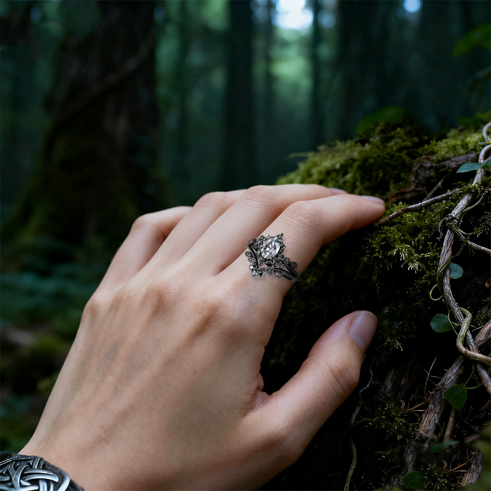 FREE Today: Black Oval Crown Ring Set - image 6