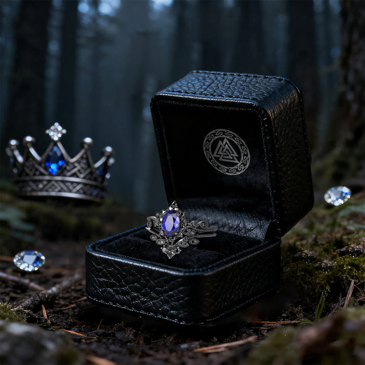 FREE Today: Black Oval Crown Ring Set - image 4