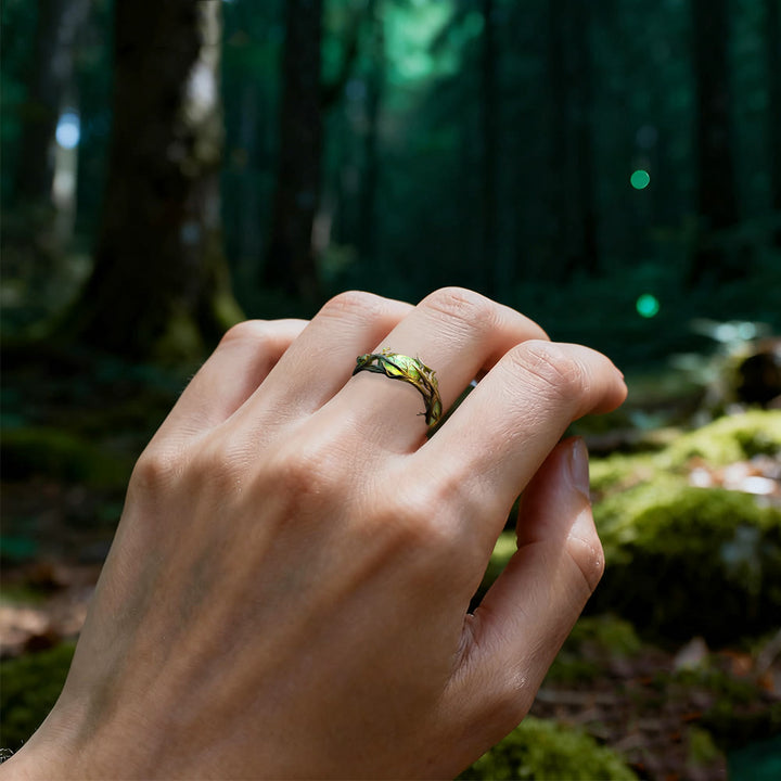 FREE Today: Green Opal Nature Ring - image 1