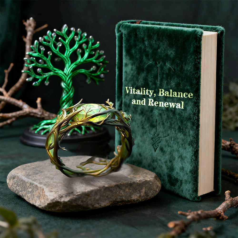FREE Today: Green Opal Nature Ring - image 3