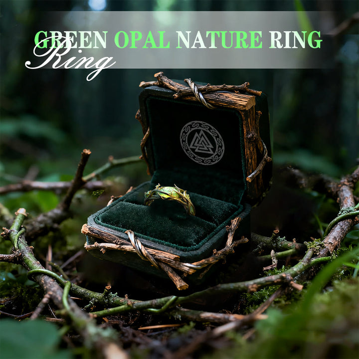FREE Today: Green Opal Nature Ring - image 2