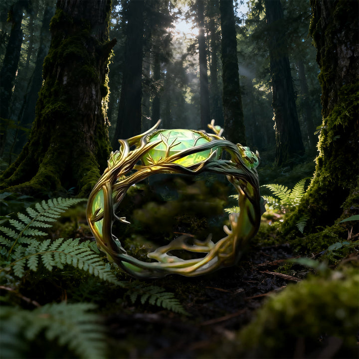 FREE Today: Green Opal Nature Ring - US 10 - image 0