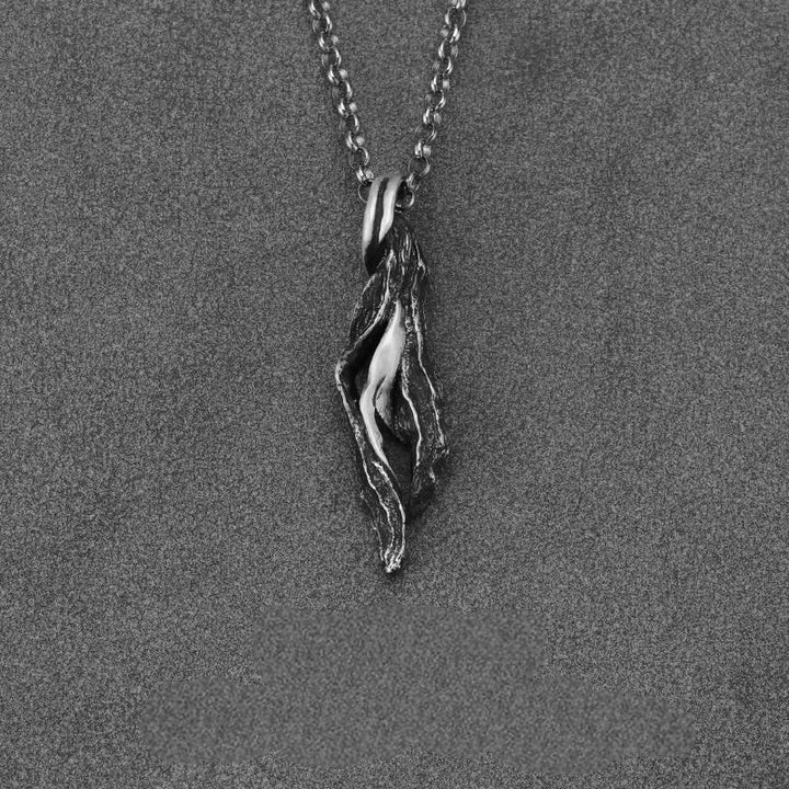 WorldNorse 999 Sterling Silver Twisted Branch Necklace - Style B - With 60cm O-Shaped Chain - image 5