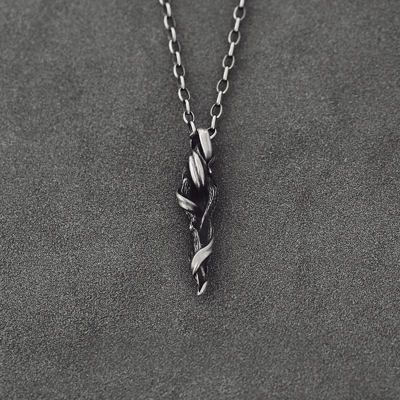 WorldNorse 999 Sterling Silver Twisted Branch Necklace - image 4