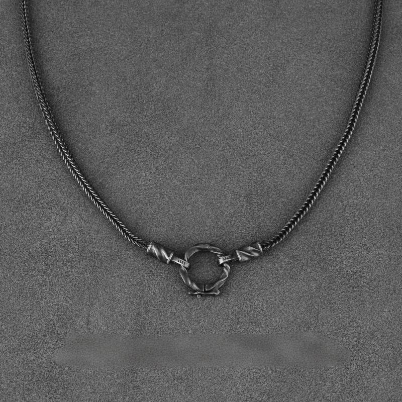 WorldNorse 925 Sterling Silver Twisted Knot Necklace - 60cm - image 5