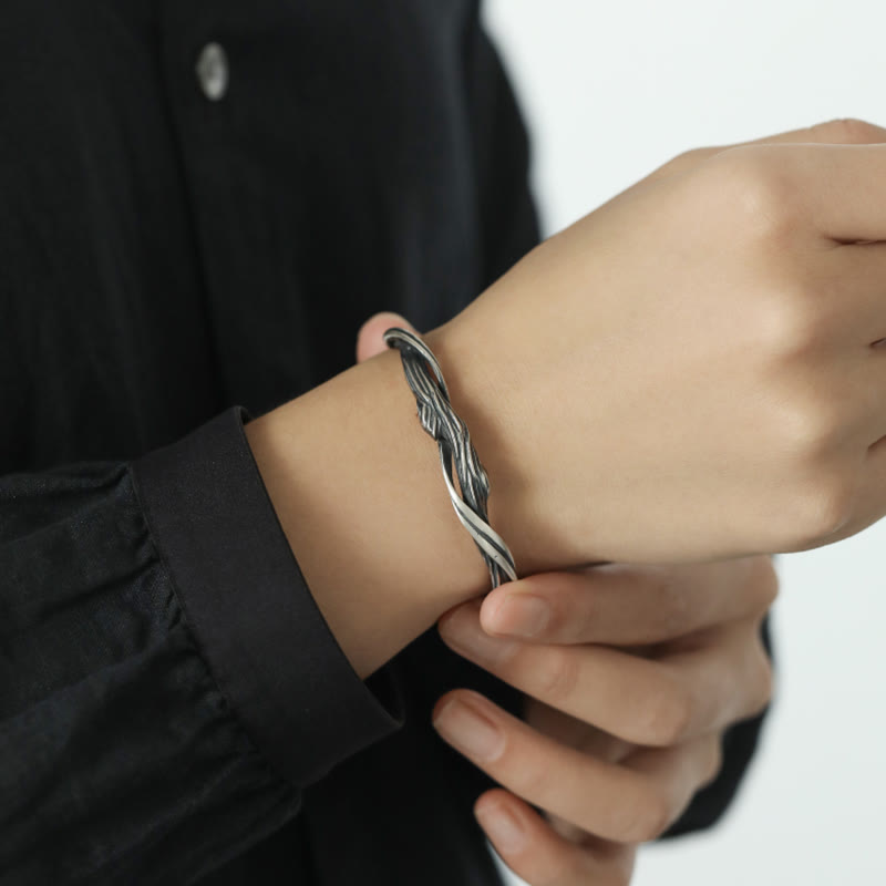 WorldNorse 999 Sterling Silver Twisted Branch Bracelet - image 1