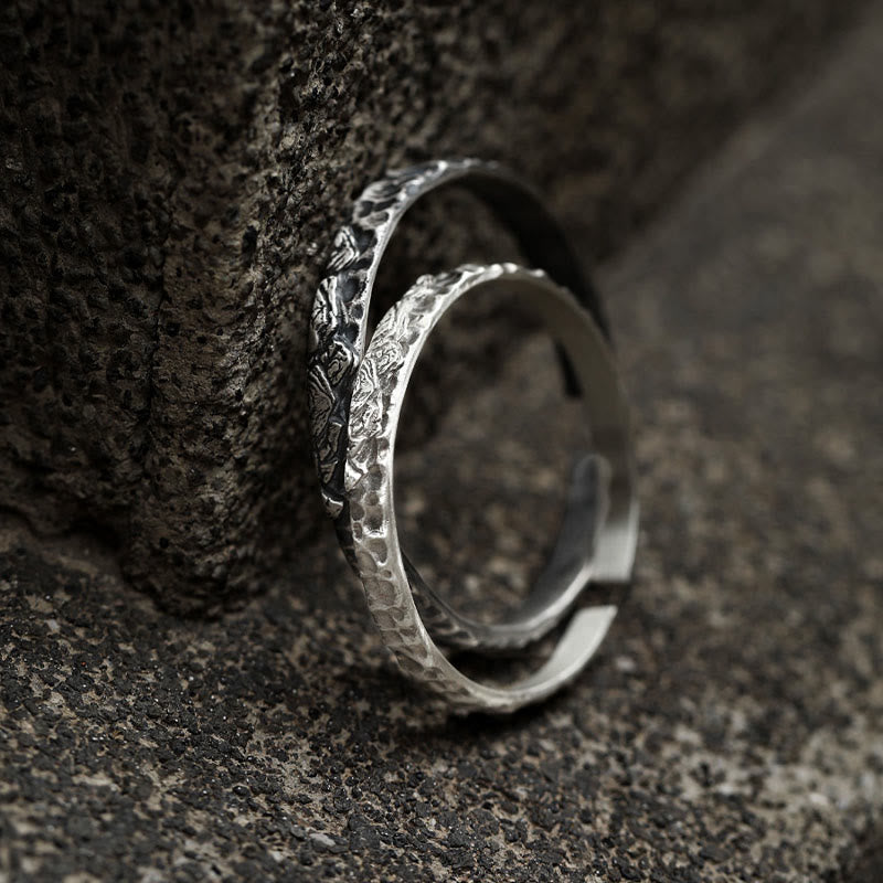 WorldNorse 999 Sterling Silver Medieval Mountain Engraved Bracelet - image 3