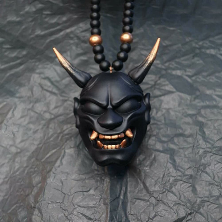 FREE Today: Samurai Kabuto Mask Car Ornament - Black & Gold - image 13