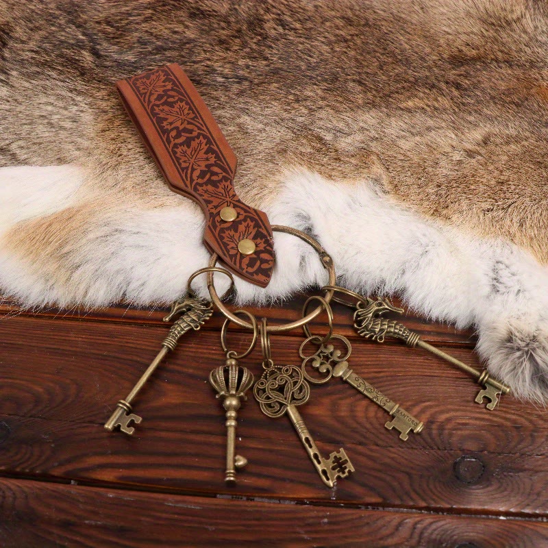 WorldNorse Medieval Vintage Cosplay Keychain - Brown#B - image 3