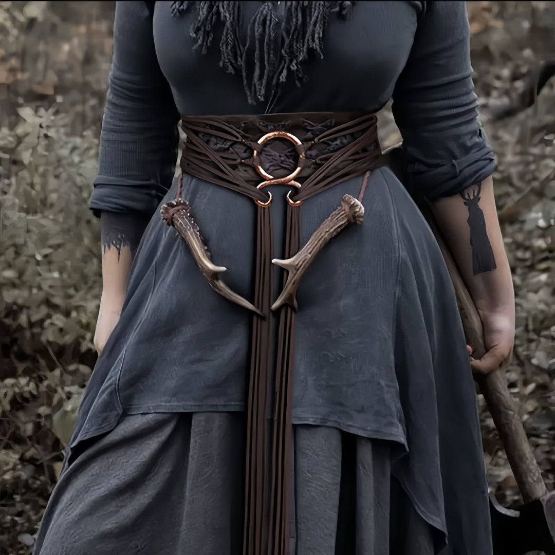 WorldNorse Whimsical Ring Multi Strap Belt - image 6