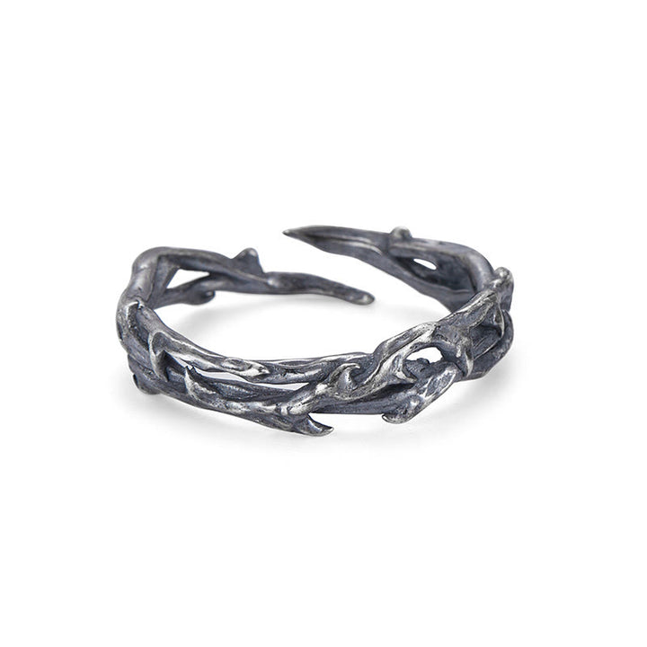 WorldNorse Handcrafted 925 Silver Twisted Thorn Branch Ring - image 3