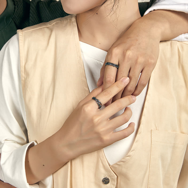 WorldNorse Handcrafted 925 Silver Twisted Thorn Branch Ring - image 8