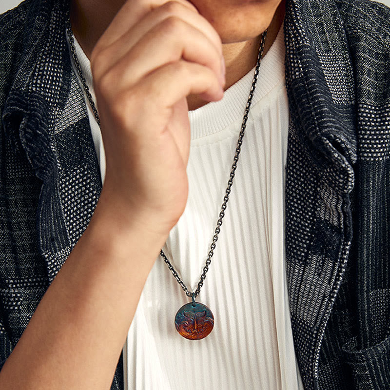 WorldNorse Handcrafted 999 Silver Hued Whale Tail Wave Necklace - image 3