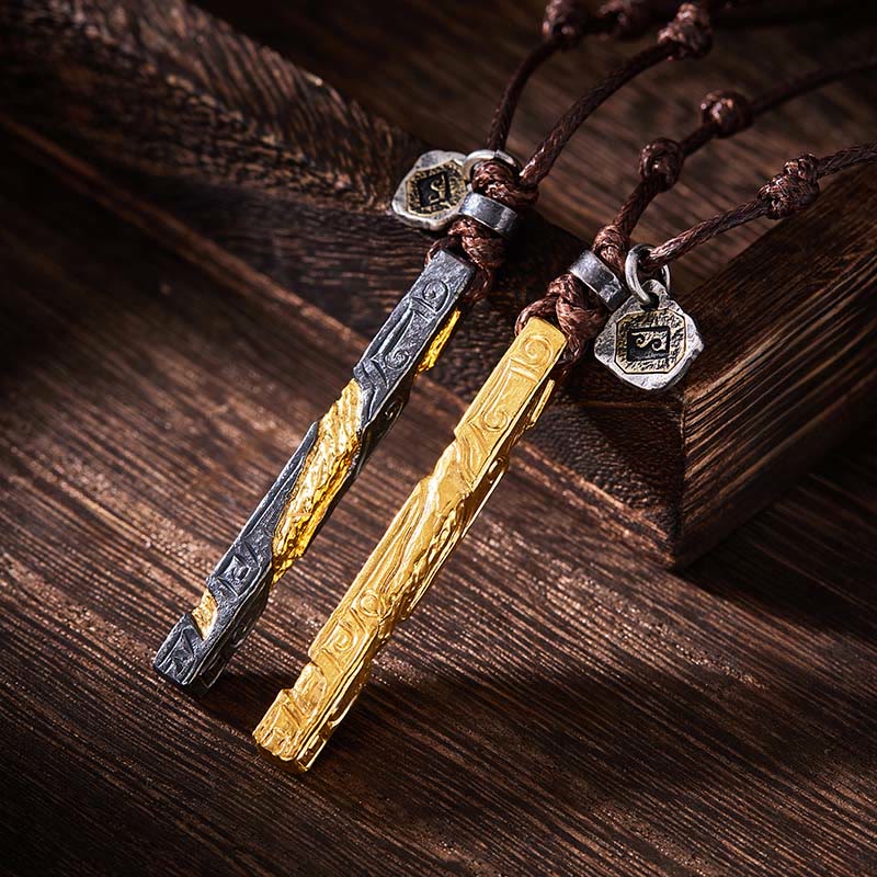 WorldNorse Handcrafted 999 Silver Flowing Fire Twisted Necklace - image 0