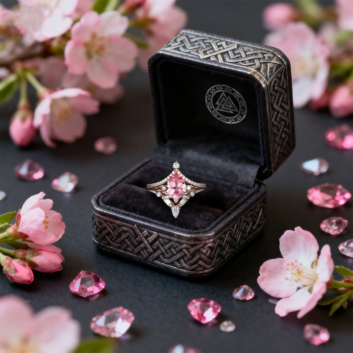 FREE Today: Spring Petal Pink Teardrop Zircon Ring - image 4