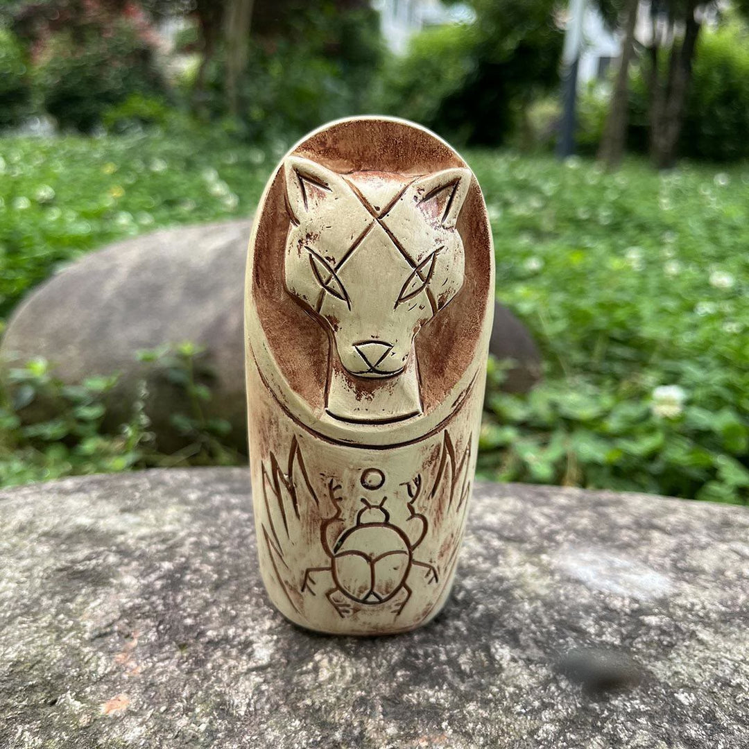 WorldNorse Celestial Chain Wolf Rune Statue Decoration - Wolve#B - image 6